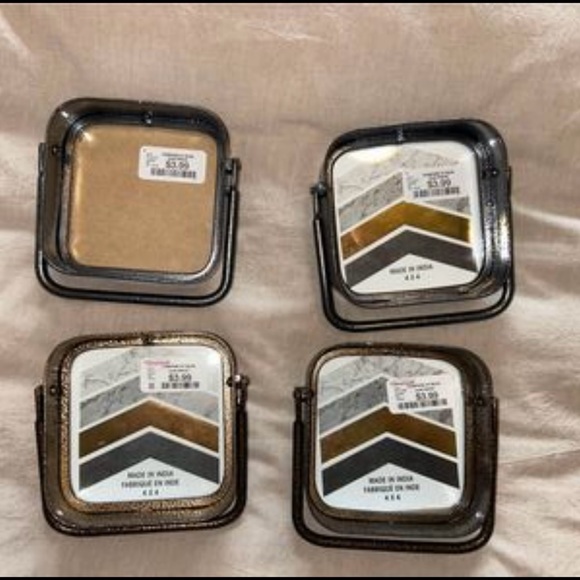 Set of 4 - 4x4 frames - brand new bronze and charcoal - Picture 3 of 3